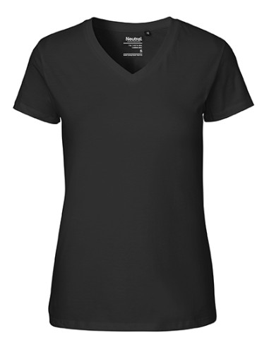 N-O81005-Ladies V-Neck T-Shirt